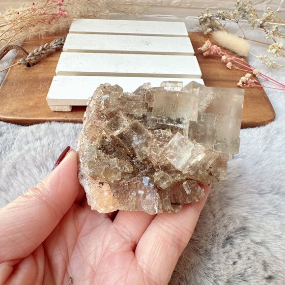 Gorgeous Halite Salt Crystal Cluster from Morroco - Picture 5 of 10